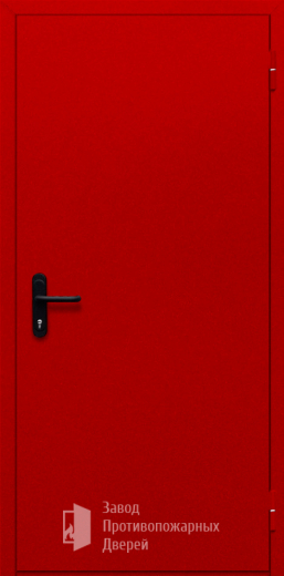 Фото двери «Однопольная глухая (красная)» в Омску