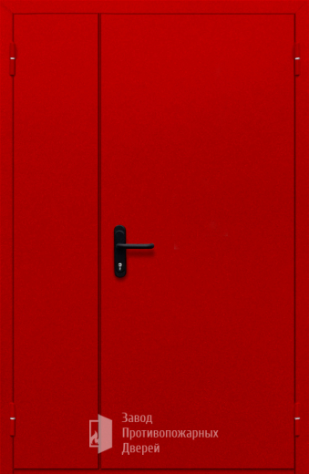Фото двери «Полуторная глухая (красная)» в Омску