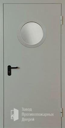 Фото двери «Однопольная с круглым стеклом EI-30» в Омску