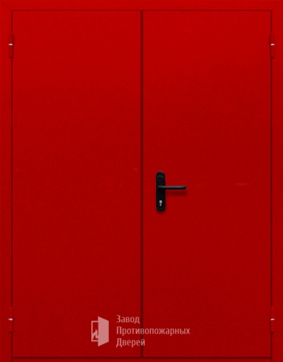 Фото двери «Двупольная глухая (красная)» в Омску