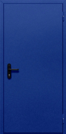 Фото двери «Однопольная глухая (синяя)» в Омску